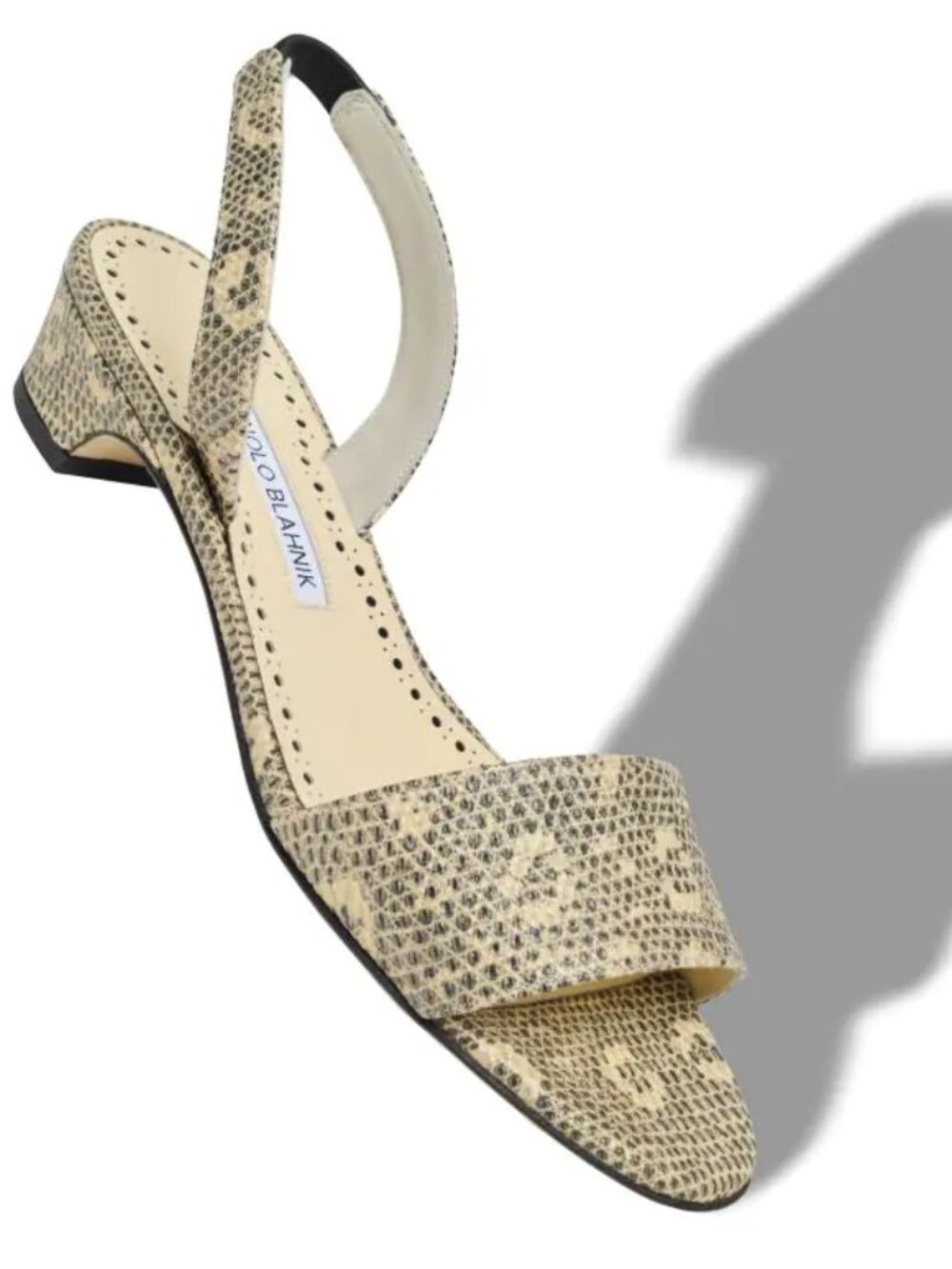 Manolo Blahnik Patobarnu Slingback Sandals NWT